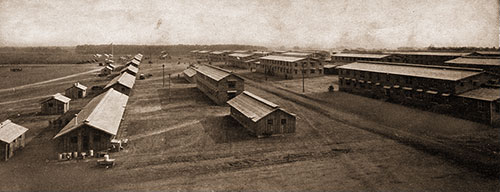 GGA Image ID # 19dd90517b A Group of Buildings in Camp Dix—Arrangement Looking down the Parade Ground.