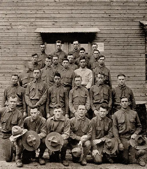 GGA Image ID # 19dea7a000 Battery D, 308th Field Artillery - Third Group