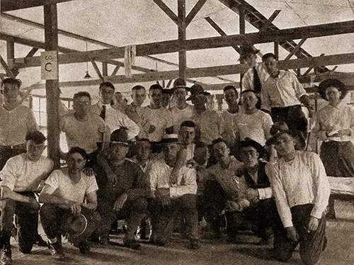 GGA Image ID # 19deee7480 New Rookies in a Barrack—Some in Uniforms and Others Civilian-Clad