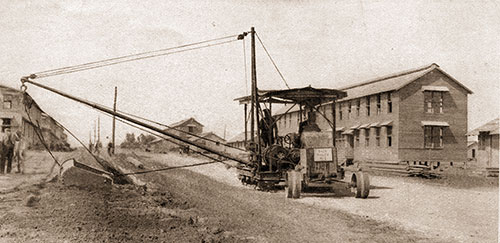 GGA Image ID # 19dfce7c81 Filling the Pipe Trenches