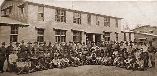 GGA Image ID # 19e07c10b2 Company 4, 1st Battalion, 153rd Depot Brigade, Capt. F. R. Kerman