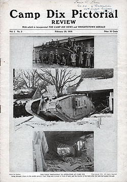 GGA Image ID # 18470fa50f Front Cover, Camp Dix Pictorial Review, Vol. 1, No. 2, 20 February 1918.