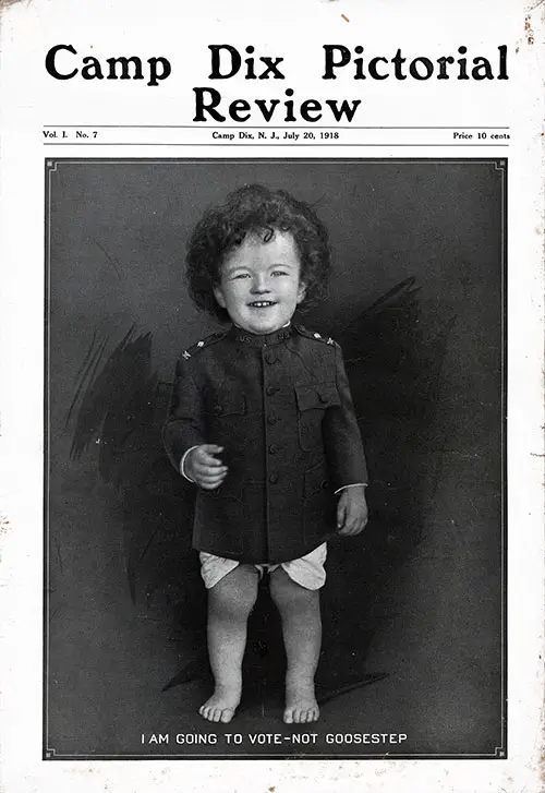 GGA Image ID # 18b20e9799 Front Cover, Camp Dix Pictorial Review, 20 July 1918.
