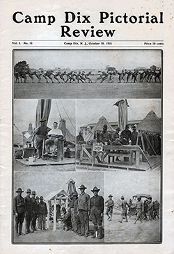 GGA Image ID # 18b2124198 Front Cover, Camp Dix Pictorial Review, 20 October 1918.