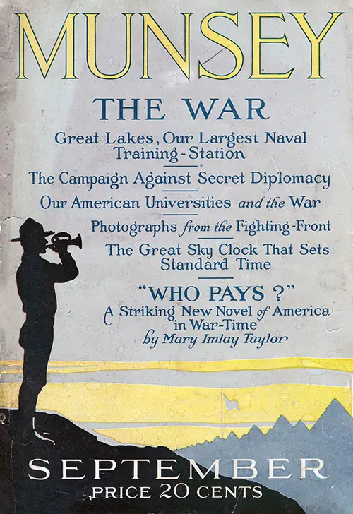 GGA Image ID # 18b041cd25 Front Cover, Munsey Magazine, September 1918.