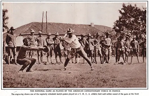 GGA Image ID # 1845e3a896 The National Game as Played by the American Expeditionary Force in France.