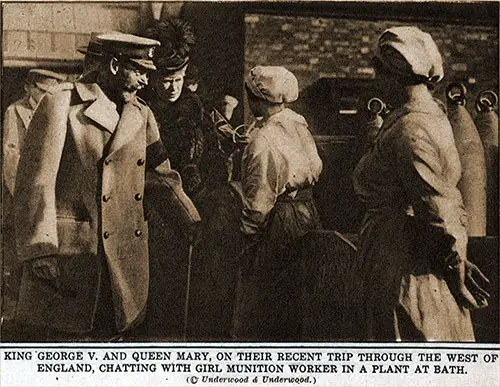 GGA Image ID # 1953daa4e7 King George V. and Queen Mary, on Their Recent Trip through the West of England