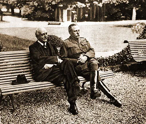 GGA Image ID # 1954f35a0a The Right Hon. Arthur James Balfour and Field Marshal Sir Douglas Haig.