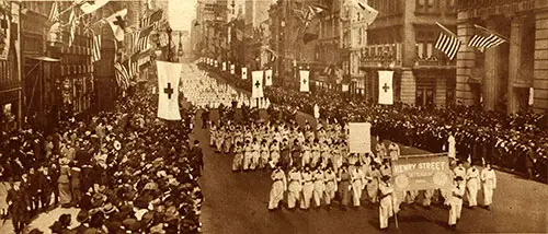 GGA Image ID # 195befddc5 Red Cross Parade, Bringing Together the Largest Body of War Nurses Ever Assembled in This Country