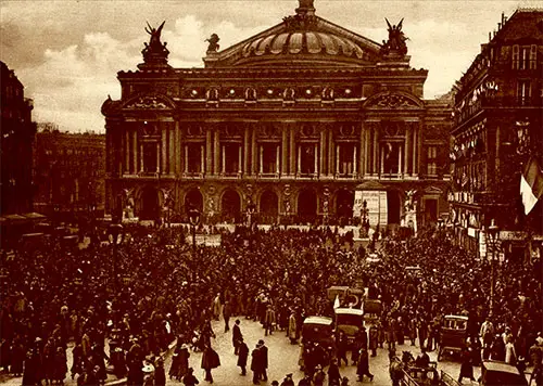 GGA Image ID # 195f2c9469 apital of France Wild with Delight over Victory.
