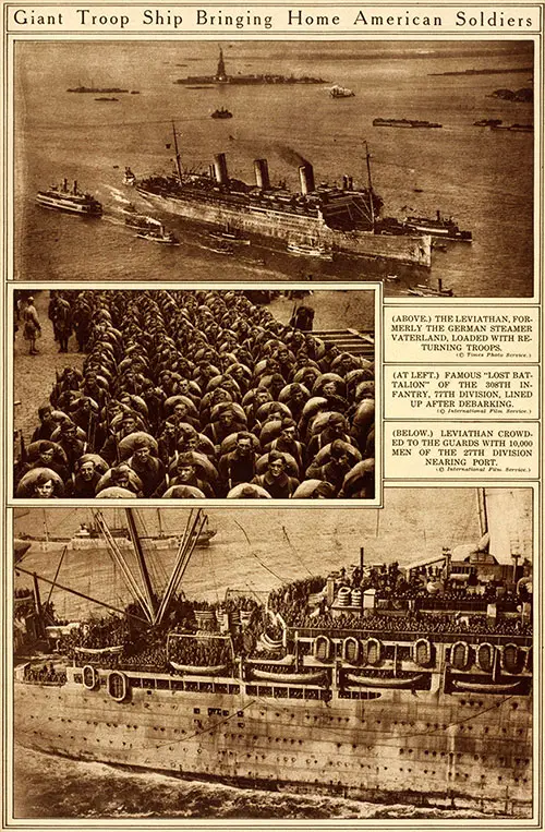 GGA Image ID # 1963310c50 Giant Troop Ship Bringing Home American Soldiers.