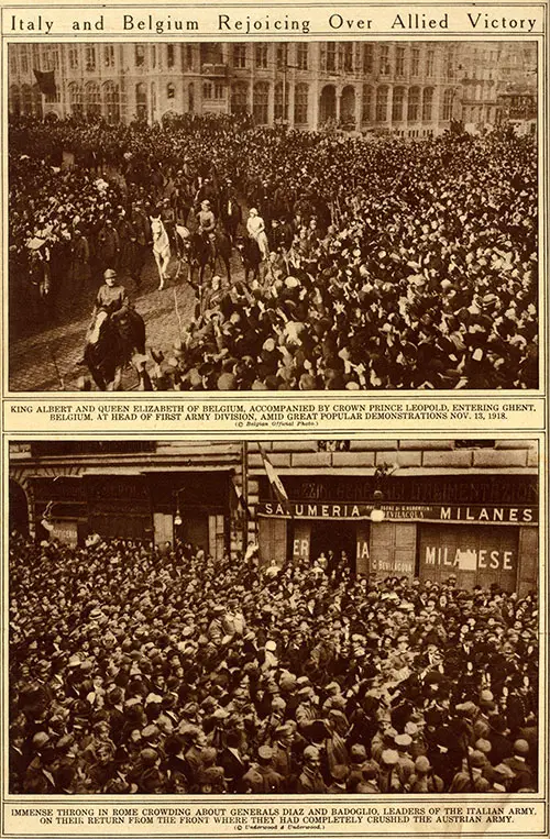 GGA Image ID # 19642237a3 Italy and Belgium Rejoicing over Allied Victory!