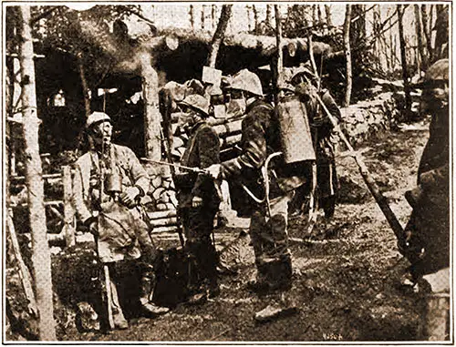 GGA Image ID # 18b56e5703 French Soldiers Wearing Gas Masks in the Front Line Trenches.