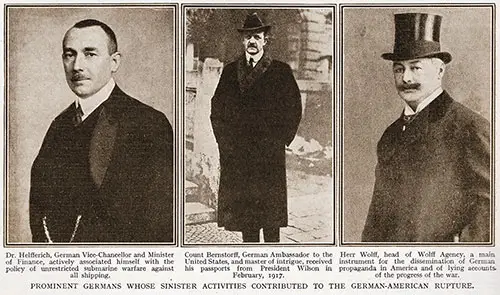 GGA Image ID # 18f845555c Prominent Germans Whose Sinister Activities Contributed to the German-American Rupture.