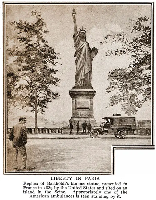 GGA Image ID # 18f93a7db0 Liberty in Paris. Replica of Bartholdi’s Famous Statue, Presented to France in 1889 by the United States and Sited on an Island in the Seine.