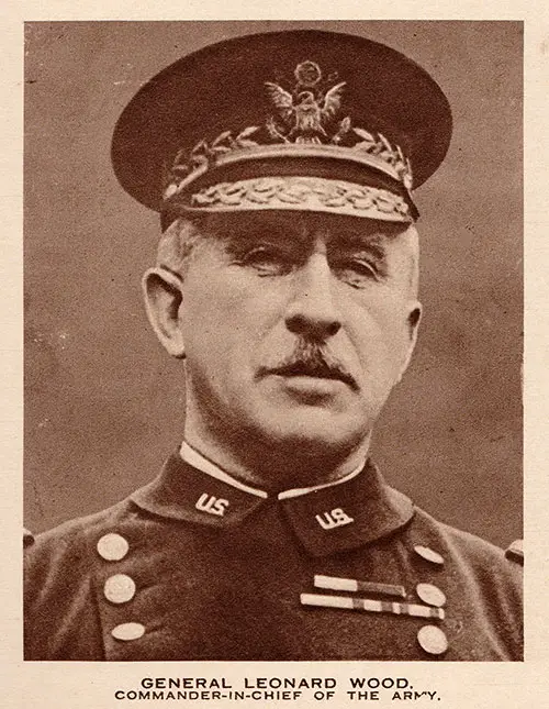 GGA Image ID # 18ffd57850 Portrait of General Leonard Wood, Commander-in-Chief of the United States Army.