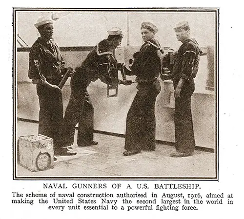GGA Image ID # 1901cd31f9 Naval Gunners of a US Battleship.