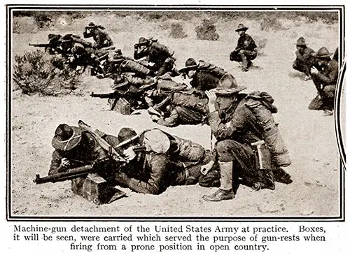 GGA Image ID # 1902f66a13 Machine-Gun Detachment of the United States Army at Practice.