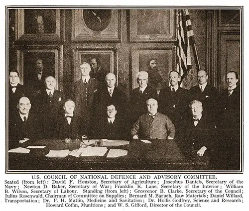 GGA Image ID # 19037f5892 US Council of National Defense and Advisory Committee.