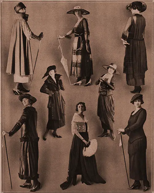 GGA Image ID # 192d0c0d53 Fashions for the Well-Dressed Woman. The Illustrated Review, October 1918.