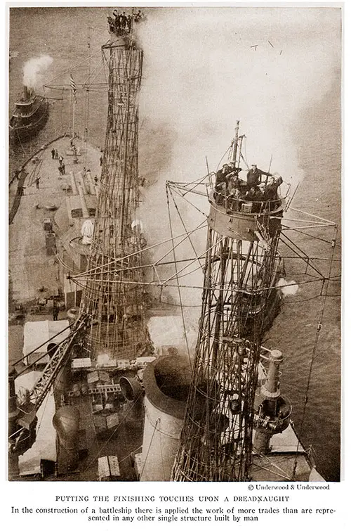 GGA Image ID # 1982429145 Putting the Finishing Touches Upon a Dreadnaught.