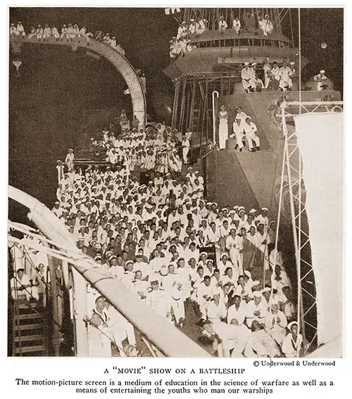 GGA Image ID # 1850da516f A “Movie” Show on a Battleship.