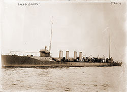 GGA Image ID # 1809613dc5 The USS Jacob Jones, An American Destroyer, Torpedoed and Sunk by a German U-Boat, 6 December 1917.