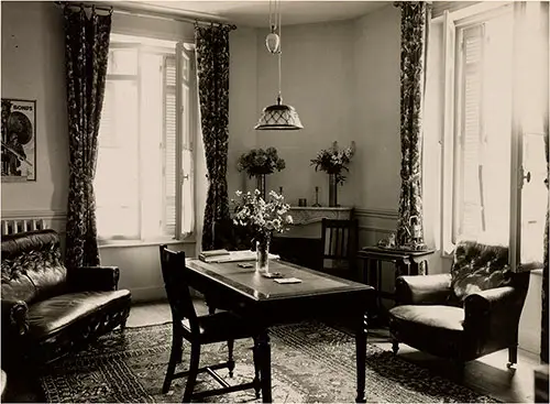 GGA Image ID # 199cb8c626 View of the Reception Room, Signal Corps Women Telephone Operator's Home, Chaumont, Haute Marne, France.
