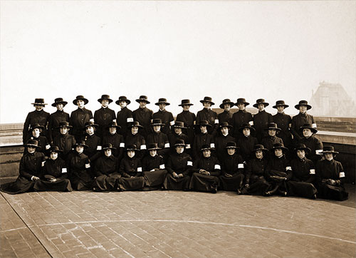 GGA Image ID # 1988bd8860 Second Unit of Signal Corps Telephone Operators for Service in France.