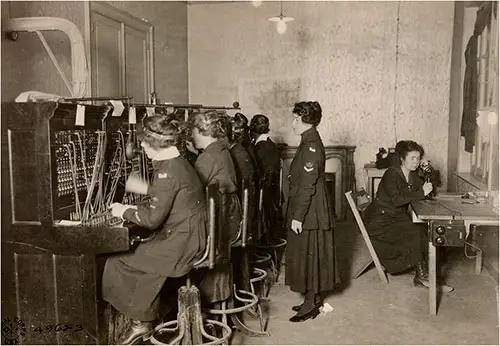 GGA Image ID # 198f66c5fd Signal Corps Telephone Operators at Switchboard, Toul, Meurthe Et Moselle, France.