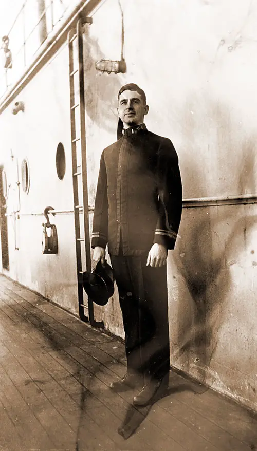 GGA Image ID # 190b1ac894 LTJG Edouard V. M. Isaacs, USN, was Taken Prisoner After the Sinking of the USS President Lincoln, 31 May 1918.