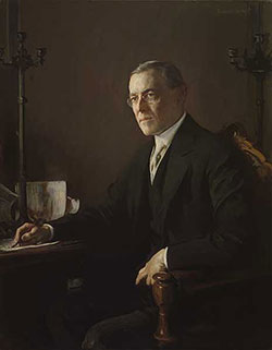 GGA Image ID # 192b4bca59 Painting of President Woodrow Wilson by Edmund Charles Tarbell, Oil on Canvas, 1920-1921.