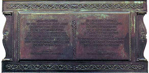 GGA Image ID # 19a29b00f4 Souilly Marker-1st Army Headquarters.