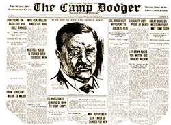 GGA Image ID # 18722fbbff The Camp Dodger - a Camp Dodge Newspaper Shows the Format of a Typical Front Page