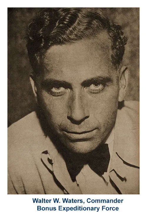 GGA Image ID # 1992ff5ecf Walter W. Waters, Commander of the Bonus Expeditionary Force, circa 1930.