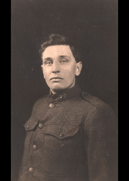 GGA Image ID # 198042d25c Corporal Ludvig Kristian Gjenvick, American Expeditionary Force, National Army, 351st Infantry.