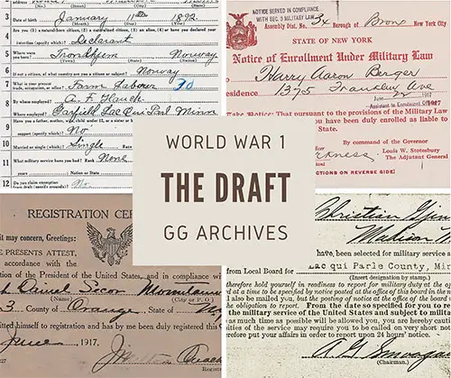 GGA Image ID # 18bd7b93d5 World War 1 Draft - The Conscription of Men in America