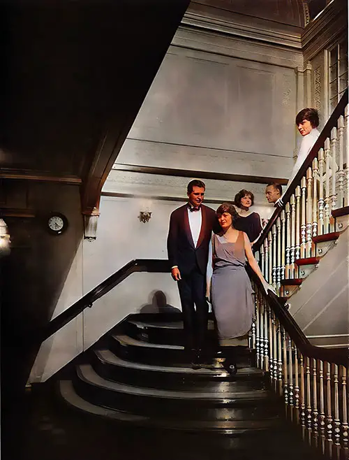 The Grand Staircase with Understated Elegance.