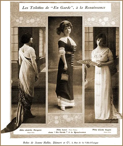 Robes of En Garde, During the Renaissance by Jeanne Hallée.