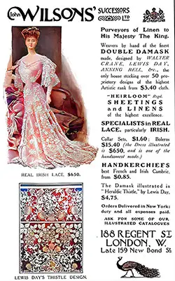 John Wilson's Successors - 1907 Fashion Advertisement