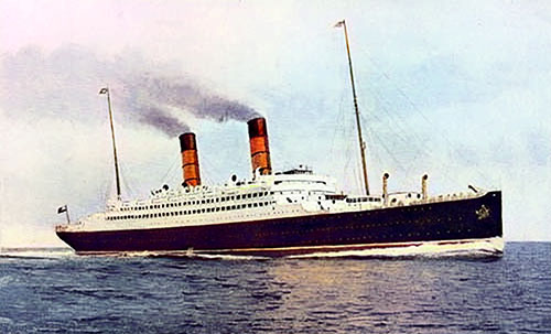 Sister Ships RMS Caronia and Carmania.