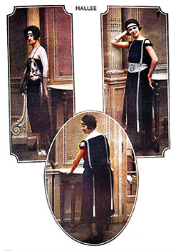 Evening Gown and Dinner Dress by Jeanne Hallée.