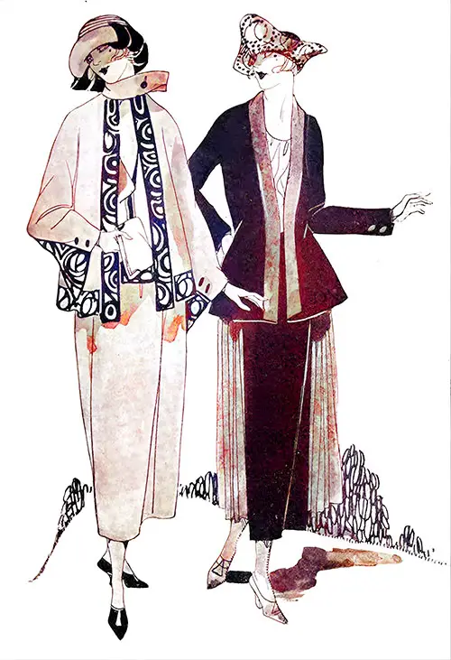 Suit of Mauve Reps and Sumer Tailleur by House of Worth