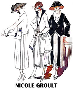 Tailored Suits from Nicole Groult.