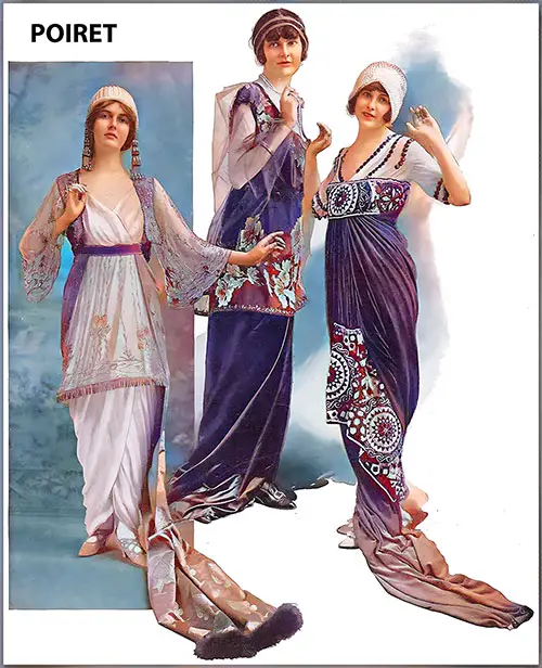 Exclusive Paul Poiret Costumes.