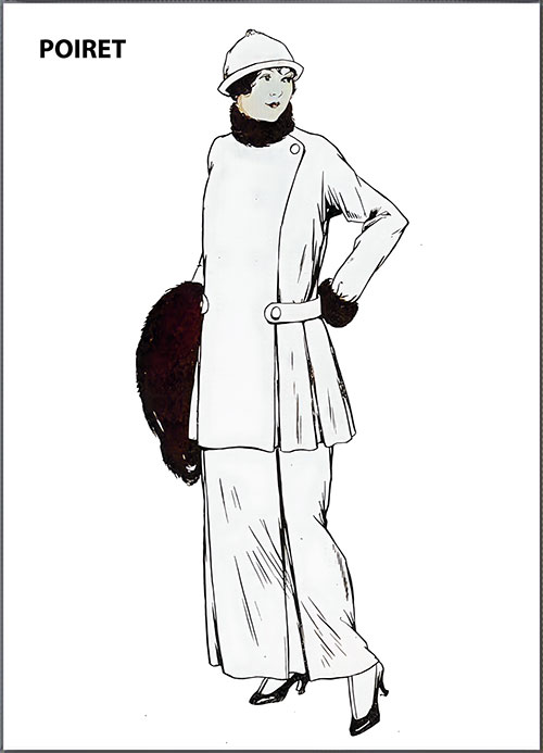 Skating Suit Designed by Paul Poiret Is an Excellent Model for Utility Wear.