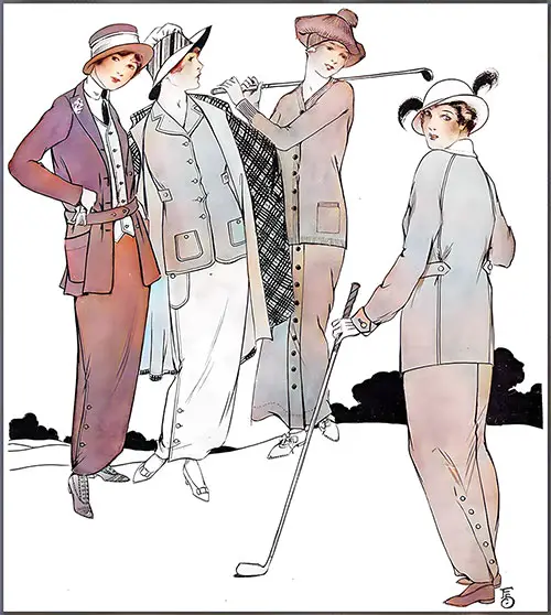 Golfing Costumes by Abercrombie & Fitch.