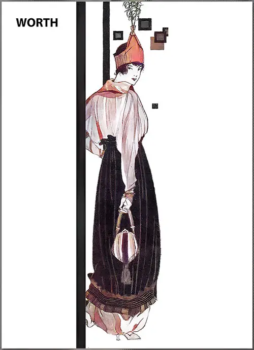 Beautiful Calling Costume by the House of Worth.
