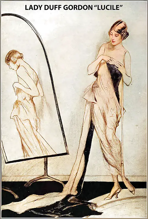 Evening Gown by Lady Duff Gordon "Lucile"