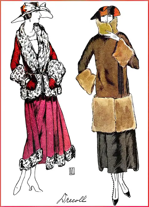 Outerwear Costumes by Drecoll.